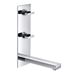 Pura Bloque Vertical Wall Mounted Basin Mixer with Clicker Waste