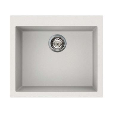 Reginox Quadra 105 White Undermount Granite Sink