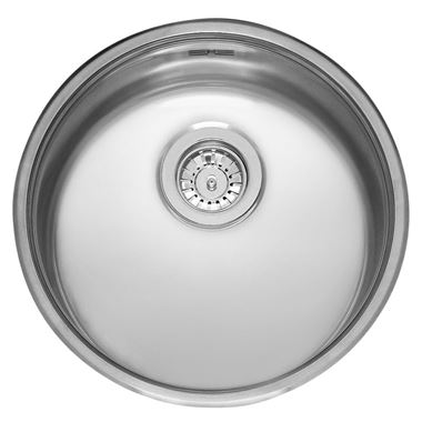 Reginox R18 Round Single Bowl Stainless Steel Inset Kitchen Sink & Waste