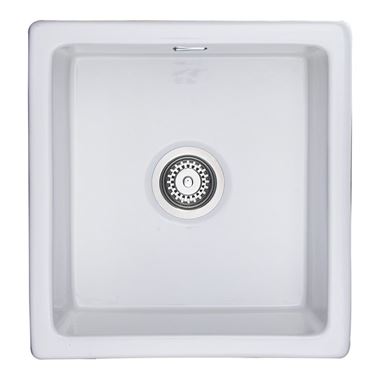 RAK 450 Gourmet Square Surface or Undermount Ceramic Kitchen Sink