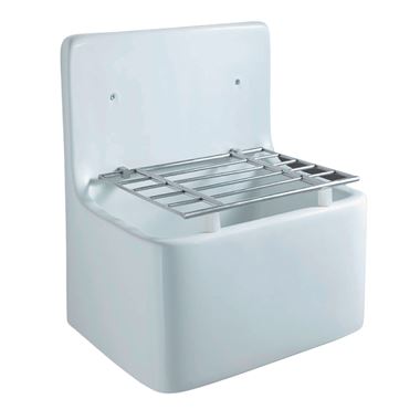 Butler & Rose Fireclay Cleaners White Ceramic Sink - 520 x 390mm