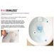 RAK Resort Maxi Comfort Height Rimless Fully Back to Wall Close Coupled Toilet & Seat