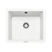 Rangemaster Paragon 1 Bowl Crystal White Granite Composite Undermount Kitchen Sink & Waste Kit - 533 x 457mm