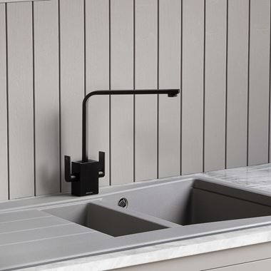 Rangemaster Quadrant Dual Lever Contemporary Monobloc Kitchen Sink Mixer Tap