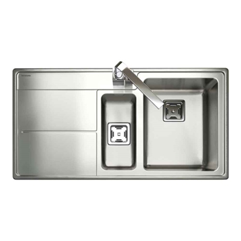 Rangemaster Quadrant Single Lever Contemporary Monobloc Kitchen Sink Mixer Tap