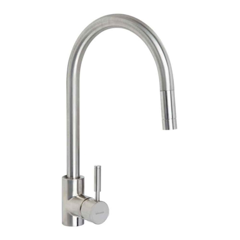Rangemaster Aquatrend Single Lever Kitchen Mixer Tap with Pull Out Spout