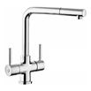 Rangemaster Aquadisc 5 Kitchen Mixer Tap with Pull Out Spout