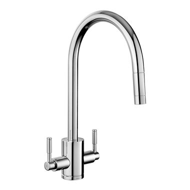 Rangemaster Aquatrend Kitchen Mixer Tap with Pull Out Spout