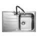 Rangemaster Michigan Compact Single Bowl Stainless Steel Kitchen Sink - Reversible