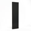 Brenton Oval Double Panel Vertical Radiator - Anthracite - 1800 x 472mm
