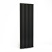 Brenton Oval Double Panel Vertical Radiator - Anthracite - 1800 x 590mm
