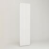Brenton Oval Double Panel Vertical Radiator - White - 1800 x 472mm