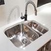 Reginox Alaska MBL 1.5 Bowl Stainless Steel Undermount Kitchen Sink & Waste with Left Hand Main Bowl - 577 x 470mm