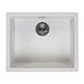 Reginox Amsterdam 50 Single Bowl Pure White Granite Composite Inset / Undermount Kitchen Sink & Waste Kit - 560 x 460mm