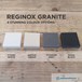 Reginox Quadra 50 Titanium Granite 0.5 Bowl Undermount Kitchen Sink & Waste Kit - 200 x 440mm