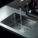 Reginox Kansas Single Bowl Stainless Steel Undermount Kitchen Sink & Waste - 540 x 440mm