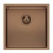 Reginox Miami Single Bowl Integrated/Undermount Stainless Steel Kitchen Sink - Copper - 440 x 440mm