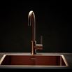 Reginox Miami Single Bowl Integrated/Undermount Stainless Steel Kitchen Sink - Copper - 540 x 440mm