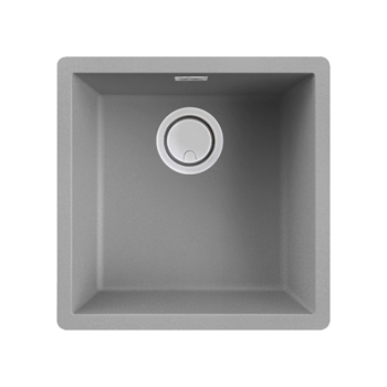 Reginox Multa 102 Single Bowl Granite Composite Inset / Undermount Kitchen Sink & Waste - 456 x 456mm