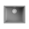 Reginox Multa 105 Single Bowl Matt Light Grey Granite Composite Inset / Undermount Kitchen Sink & Waste - 556 x 456mm