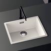 Reginox Multa 105 Single Bowl Matt White Granite Composite Inset / Undermount Kitchen Sink & Waste - 556 x 456mm