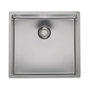 Reginox New Jersey 40x37 Single Bowl Stainless Steel Inset / Undermount Kitchen Sink & Waste Kit - 440 x 410mm