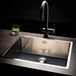 Reginox New York 1 Bowl Large Undermount or Inset Stainless Steel Kitchen Sink & Integrated Waste - 540 x 440mm