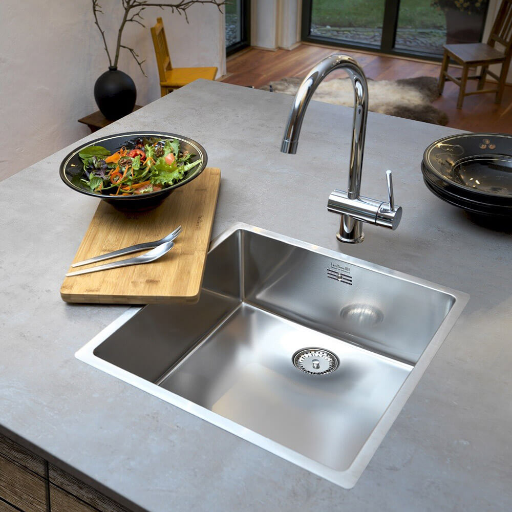 Reginox Ohio Wide Stainless Steel Integrated Kitchen Sink Diy