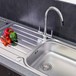 Reginox Daytona 1 Bowl Stainless Steel Sink with Waste Kit & Thames Polished Chrome Mono Kitchen Mixer