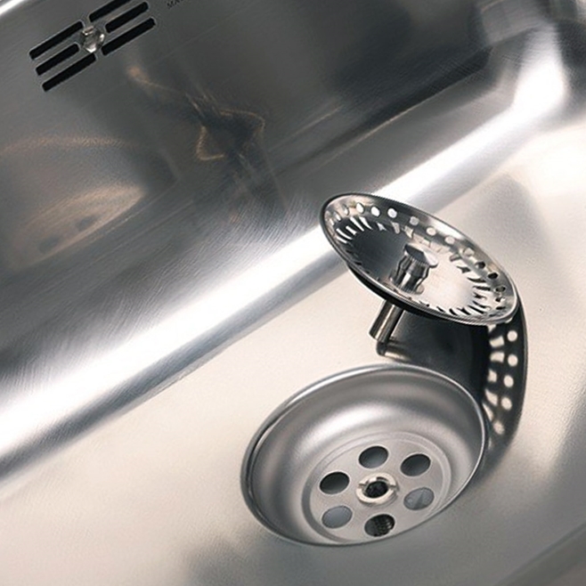 Reginox Comfort Round Bowl Stainless Steel Kitchen Sink & Waste - 440 x 440mm