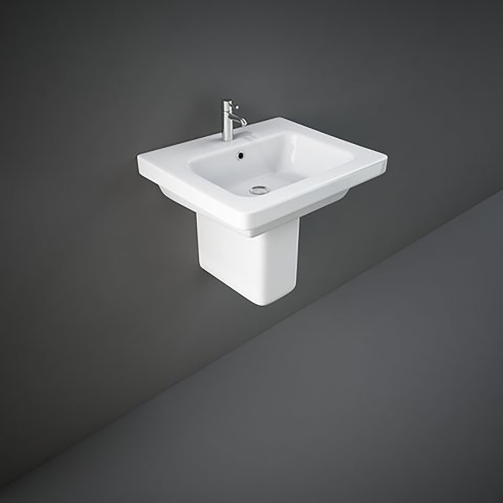 Rak Resort 1 Tap Hole Basin Semi Pedestal Tap Warehouse