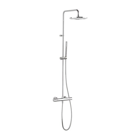 Crosswater Design Exposed Shower Set with Thermostatic Valve & Handset Kit
