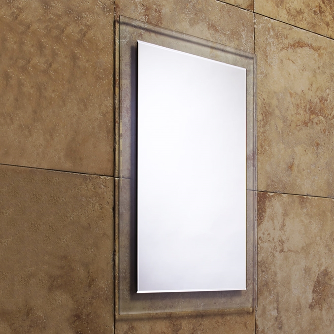 Roper Rhodes Level Bevelled Mirror with Clear Glass Frame - 710 x 495mm