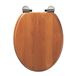Roper Rhodes Traditional Toilet Seat with Soft Close Hinges - Antique Pine Finish