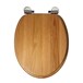 Roper Rhodes Traditional Toilet Seat with Soft Close Hinges - Oak Finish