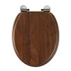 Roper Rhodes Traditional Toilet Seat with Soft Close Hinges - Walnut Finish