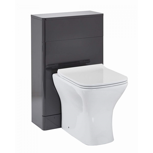 Harbour Identity 500mm Back to Wall Toilet Unit - Wolf Grey