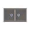 Reginox Best 450 2 Bowl Titanium Granite Kitchen Sink & Waste Kit with Reversible Drainer - 860 x 510mm