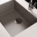 Reginox Quadra Single Bowl Granite Undermount Kitchen Sink & Waste Kit - 540 x 440mm