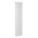 Brenton Oval Tube Double Panel Vertical Radiator - 1600mm x 360mm - White