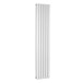 Brenton Oval Tube Double Panel Vertical Radiator - 1800mm x 360mm - White