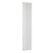 Brenton Oval Tube Double Panel Vertical Radiator - 1800mm x 360mm - White