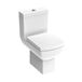 Saneux I-Line Close Coupled Rimless Short Projection Toilet & Soft Close Seat