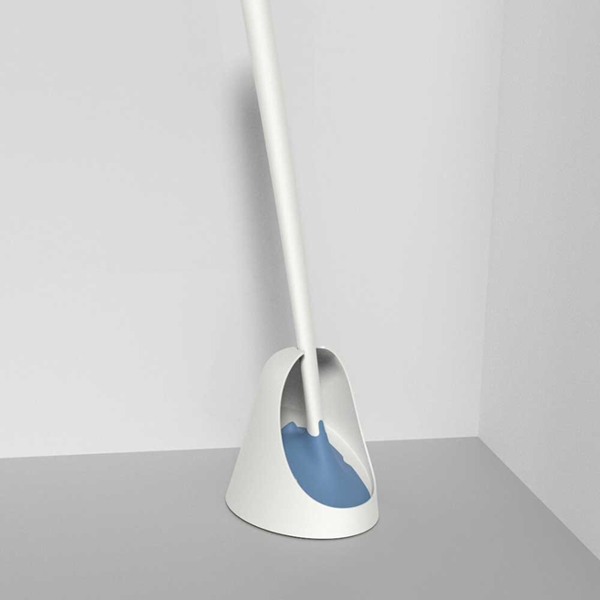 Sanimaid Oslo Hygienic Toilet Bowl Cleaner & Floor Stand - White or Black