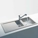 Schock Typos Cristalite Granite 1.5 Bowl Kitchen Sink with Reversible Drainer & Waste Kit - 1000 x 500mm