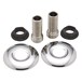 Sagittarius Straight Fittings and Cover Plates to suit Exposed Shower Valves