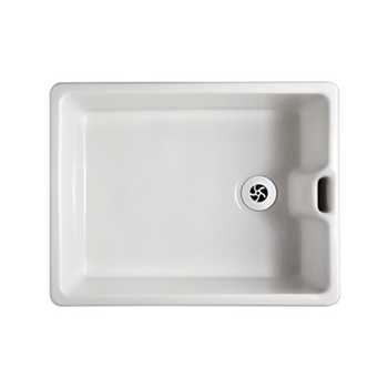 Shaws Classic Belfast Ceramic Single Bowl Kitchen Sink - 595 x 460mm