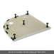 Leg Set & Plinth Kit - For Rectangular Shower Trays Between 1100 & 1700mm