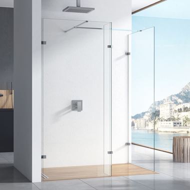 Harbour i10 10mm 2m Tall Easy Clean No-Profile Wetroom 2 Panels 600mm & 800mm