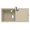 Caple Sotera 1 Bowl Desert Sand Granite Composite Kitchen Sink & Waste Kit with Reversible Drainer - 1000 x 500mm
